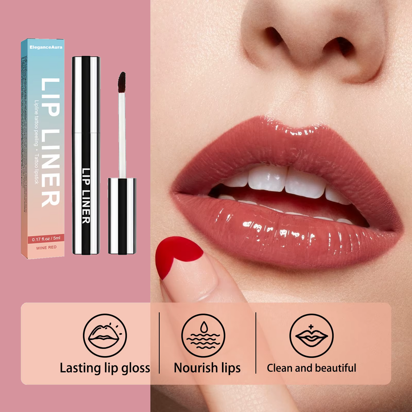 EleganceAura Peel & Reveal Lip Liner Stain™